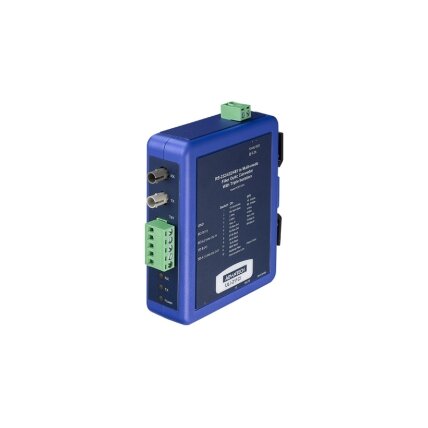 Advantech BB-FOSTCDRI ULI-211CI – Trigubai izoliuotas RS-232 / 422 / 485 (gnybtų blokas) į daugiamodį šviesolaidį (ST jungtys) keitiklis, montuojamas ant DIN bėgelio 1