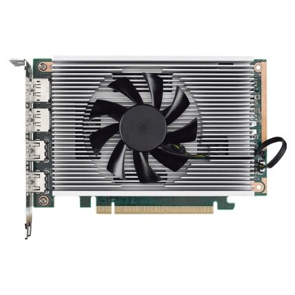 Advantech EAI-3100 PCIe x16 Intel Arc A370M įterptoji (embedded) GPU plokštė su 2 HDMI 2.0b + 2 DP 1.4a 2