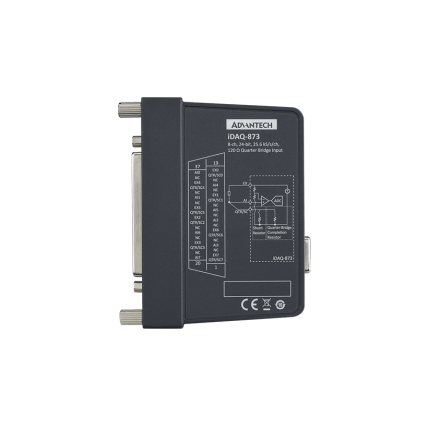 Advantech iDAQ-873 8 kanalų, 24 bitų, 25,6 kS/s iDAQ modulis su ketvirčio tiltelio įėjimais 1 Advantech iDAQ-873 8 kanalų, 24 bitų, 25,6 kS/s iDAQ modulis su ketvirčio tiltelio įėjimais 1