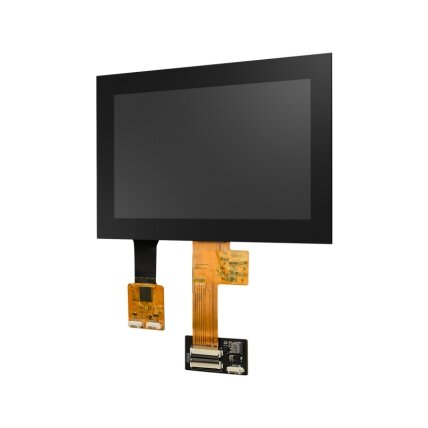 Advantech IDK-1107W 7" WVGA / WSVGA pramoninio ekrano komplektas su jutikliniu ekranu 1