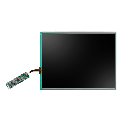 Advantech IDK-1110 10,4" SVGA / XGA pramoninio ekrano komplektas su varžiniu / projektuojamuoju talpiniu jutikliniu ekranu 1