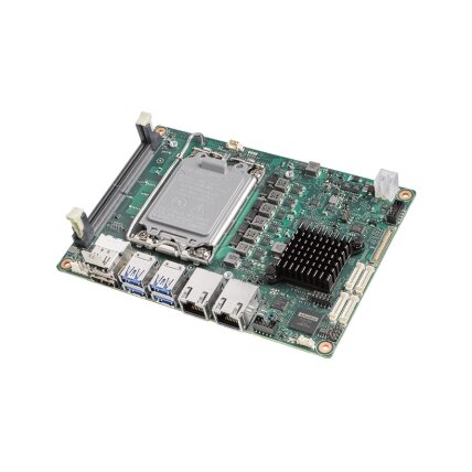 Advantech MIO-4370 14-os / 13-os / 12-os kartos Intel Core procesoriai (Alder) Lake-S/Raptor Lake-S serija, LGA1700 lizdas (CPU) ant 4 colių EPIC SBC