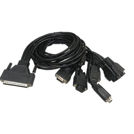 Advantech OPT8H 1 m kabelis: DB-62 (kištukas) į 8x DB-9 (kištukai) Advantech OPT8H 1 m kabelis: DB-62 (kištukas) į 8x DB-9 (kištukai)