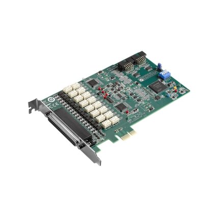 Advantech PCIE-1841 16/8 kanalų, 18 bitų, 1 MS/s kiekvienam kanalui PCI Express duomenų rinkimo (DAQ) plokštė su vienalaikiu analoginių įėjimų mėginių ėmimu 1