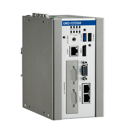 Advantech UNO-1372GH Sprogimui atsparus DIN bėgelio šliuzas su Intel® Atom® E3845. 2
