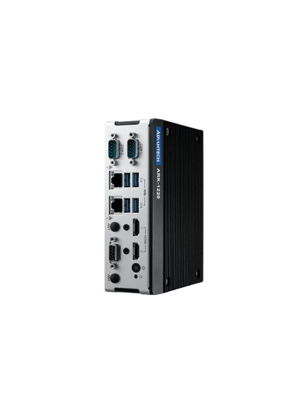 Advantech ARK-1220L DIN-Rail Fanless Box PC, Intel Atom E3940 QC SoC with 4K Dual HDMI/Dual LAN/M.2 Advantech ARK-1220L DIN-Rail Fanless Box PC, Intel Atom E3940 QC SoC with 4K Dual HDMI/Dual LAN/M.2