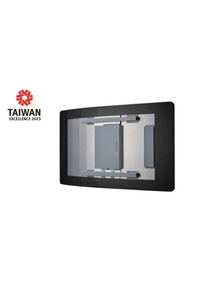 Advantech CRV-430JP 43 inch UHD J type curved LCD with a curvature of 1500R, supports 10 multi-touch controls and HDMI/DP/VGA outputs 1