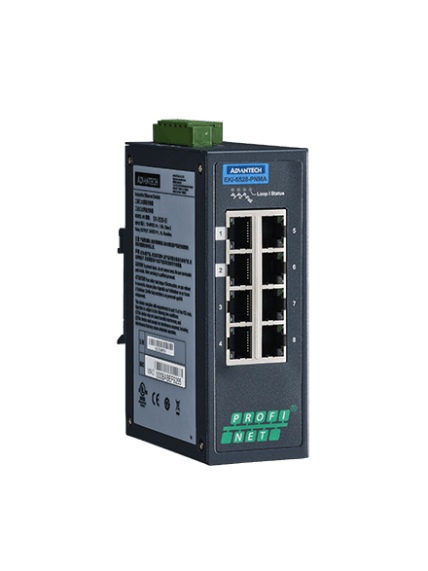 Advantech EKI-5528-PNMA 8FE Managed Ethernet Switch support PROFINET MRP Manager 1 Advantech EKI-5528-PNMA 8FE Managed Ethernet Switch support PROFINET MRP Manager 1