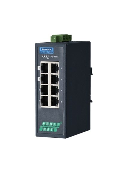 Advantech EKI-5528-PNMA 8FE Managed Ethernet Switch support PROFINET MRP Manager Advantech EKI-5528-PNMA 8FE Managed Ethernet Switch support PROFINET MRP Manager