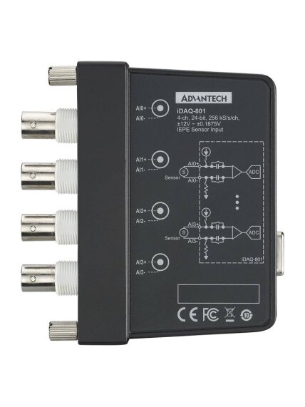 Advantech iDAQ-801 256kS/s/ch, 24-bit, 4-ch iDAQ Module for Sound and Vibration 1