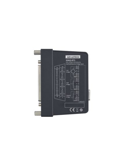 Advantech iDAQ-871 4-ch, 24-bit, 25.6kS/s, Full/Half/ Quarter Bridge Input iDAQ Module 1