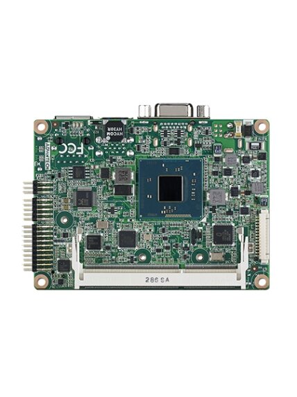 Advantech MIO-2263 Intel Atom SoC E3825/ J1900 Pico-ITX SBC, DDR3L, 24-bit LVDS, VGA or HDMI, 1 GbE, Half-size Mini PCIe, 4 USB, 2 COM, SMBus, mSATA & MIOe