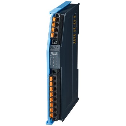 Advantech AMAX-5051T 8 kanalų skaitmeninės įvesties (2 kanalų su laiko žyma ir 6 kanalai be laiko žymos) EtherCAT Slice IO modulis