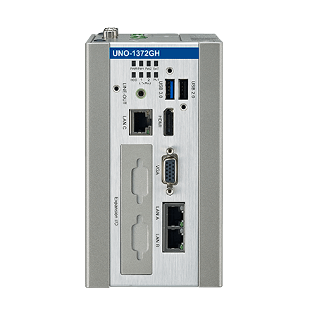 Advantech UNO-1372GH Sprogimui atsparus DIN bėgelio šliuzas su Intel® Atom® E3845. 1