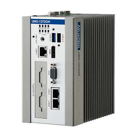 Advantech UNO-1372GH Sprogimui atsparus DIN bėgelio šliuzas su Intel® Atom® E3845.