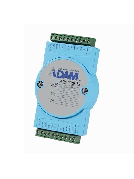 Advantech ADAM-4024 4AO/4DI Modbus RS-485 Remote I/O