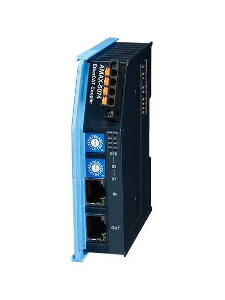 Advantech AMAX-5074 EtherCAT Coupler with ID Switch Slice I/O Module Advantech AMAX-5074 EtherCAT Coupler with ID Switch Slice I/O Module