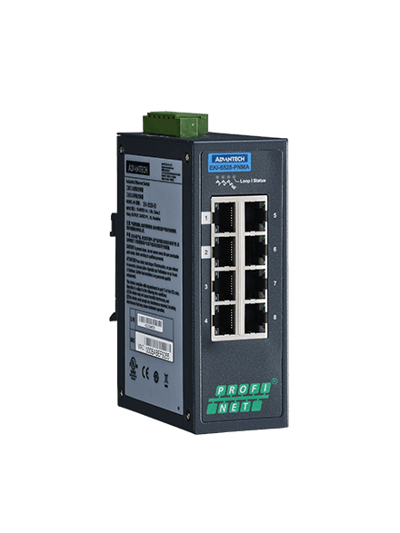 Advantech EKI-5528-PNMA 8FE Managed Ethernet Switch support PROFINET MRP Manager 1 Advantech EKI-5528-PNMA 8FE Managed Ethernet Switch support PROFINET MRP Manager 1
