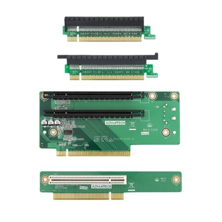 Advantech AIMB-RP3P8-12A1E Grandinės modulis: Riser plokštė (ISMB 2U PCIe x16 į 2 PCI x8 plėtimosi lizdus) ir PCI plokštė 1