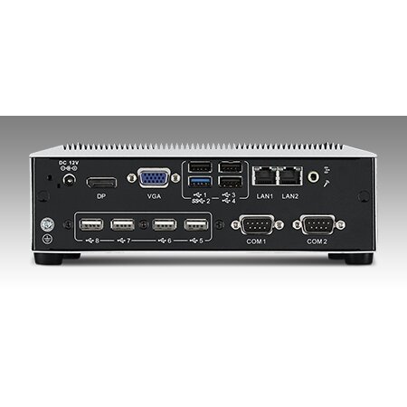 Advantech ARK-6322 Box neventiliuojamas kompiuteris, Intel Celeron keturių branduolių J1900 SoC su 6 COM ir 8 USB 1 Advantech ARK-6322 Box neventiliuojamas kompiuteris, Intel Celeron keturių branduolių J1900 SoC su 6 COM ir 8 USB 1