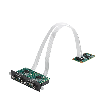 Advantech MOS-1120Y-0202E Izoliuota RS-232 sąsaja, 2 prievadai, DB9, PCIe