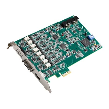 Advantech PCIE-1803 8 kanalų, 24 bitų, 128 kS/s PCIe plokštė garsui ir vibracijai matuoti