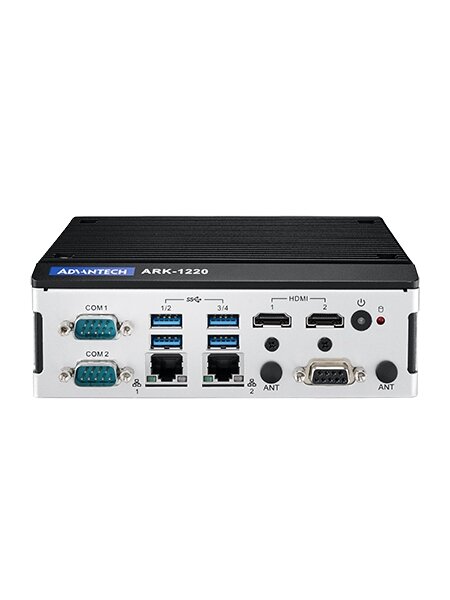 Advantech ARK-1220L DIN-Rail Fanless Box PC, Intel Atom E3940 QC SoC with 4K Dual HDMI/Dual LAN/M.2 1 Advantech ARK-1220L DIN-Rail Fanless Box PC, Intel Atom E3940 QC SoC with 4K Dual HDMI/Dual LAN/M.2 1