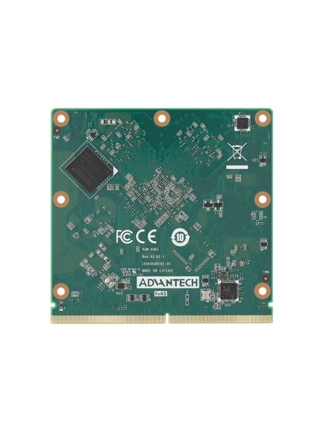 Advantech ROM-6881 Advantech ROM-6881, a SOM module based on Rockchip RK3588 Cortex-A76 and A55 SoC, it complies with the SMARC 2.1 Full-size COM standard 1 Advantech ROM-6881 Advantech ROM-6881, a SOM module based on Rockchip RK3588 Cortex-A76 and A55 SoC, it complies with the SMARC 2.1 Full-size COM standard 1