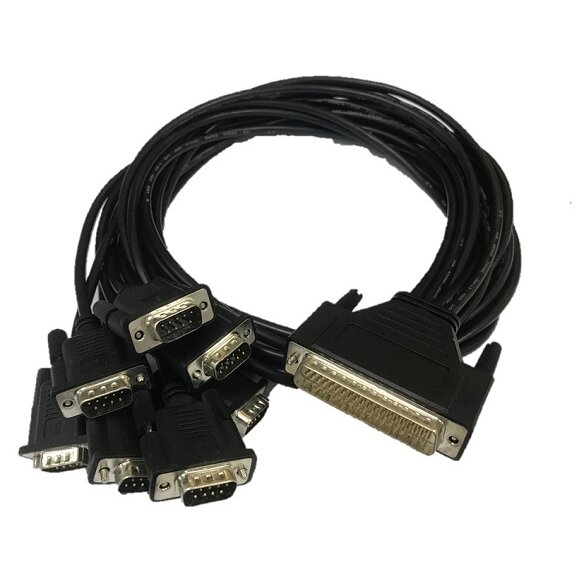 Advantech OPT8J 1 m kabelis: DB-78 (kištukas) į 8x DB-9 (kištukai)