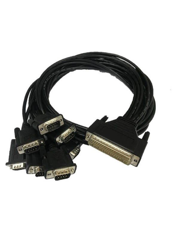 Advantech OPT8J 1m Male DB-78 to 8x Male DB-9 Cable