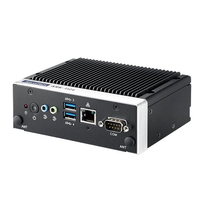 Advantech ARK-1124H Modular neventiliuojamas Box kompiuteris, Intel Atom E3940 QC SoC su dviejų HDMI / dviejų LAN / keturių USB jungčių 3 Advantech ARK-1124H Modular neventiliuojamas Box kompiuteris, Intel Atom E3940 QC SoC su dviejų HDMI / dviejų LAN / keturių USB jungčių 3