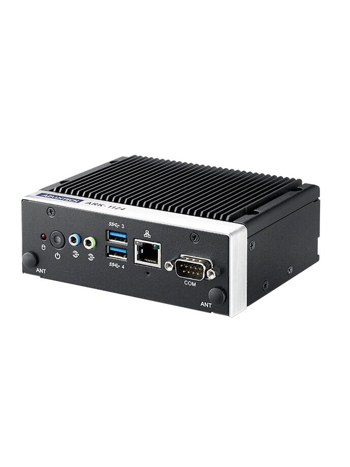 Advantech ARK-1124H Modular Fanless Box PC, Intel Atom E3940 QC SoC With Dual HDMI/ Dual LAN/ Four USB 3 Advantech ARK-1124H Modular Fanless Box PC, Intel Atom E3940 QC SoC With Dual HDMI/ Dual LAN/ Four USB 3