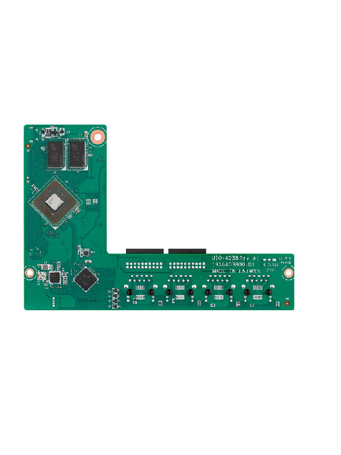 Advantech UIO-4038 UIO40-Express I/O card supports 3 LAN & 1 WAN 1