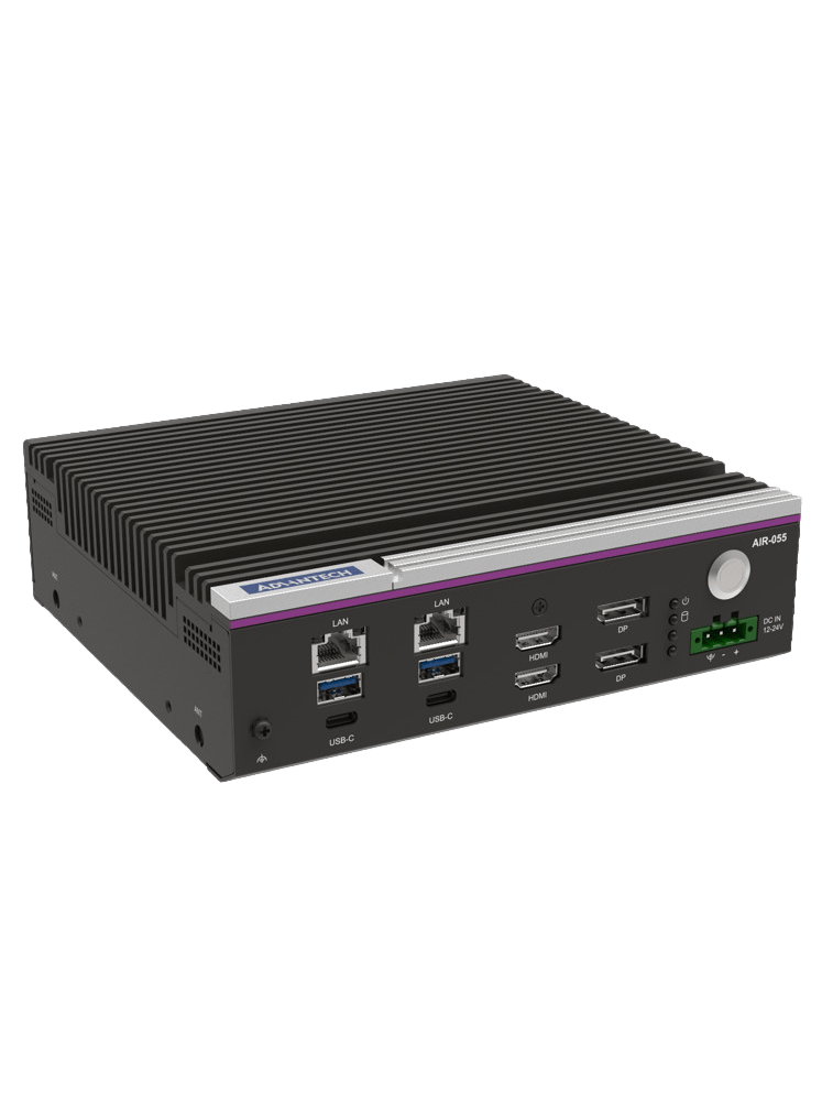 Advantech AIR-055 Edge AI Inference system powered by Qualcomm Dragonwing IQ-9075 processor up to 100 TOPS 1