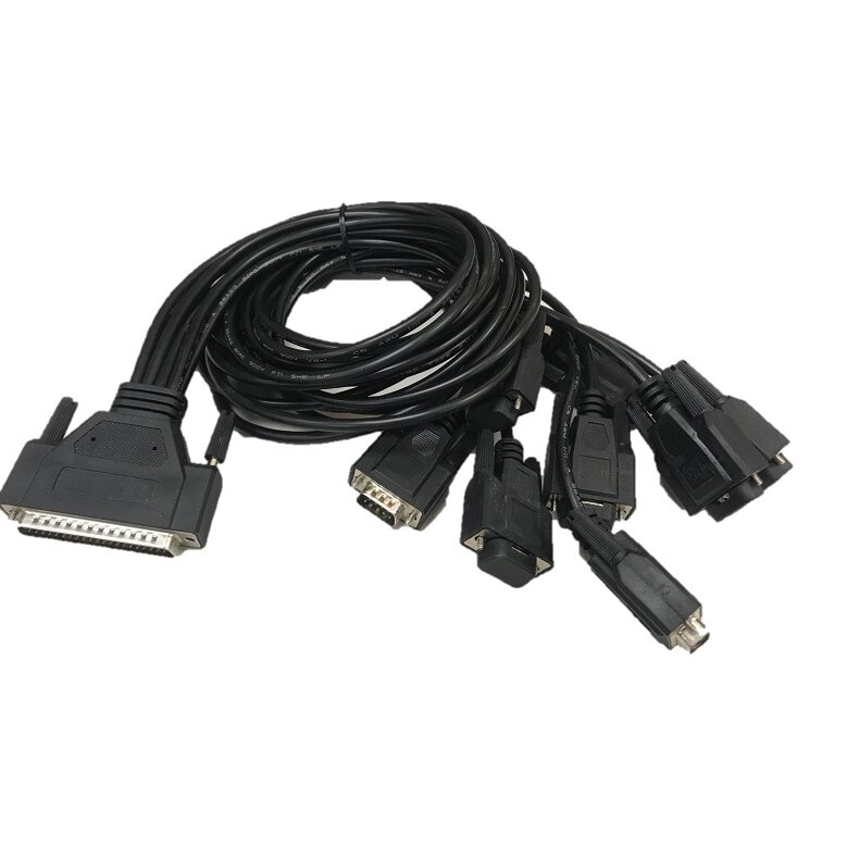 Advantech OPT8H 1 m kabelis: DB-62 (kištukas) į 8x DB-9 (kištukai)