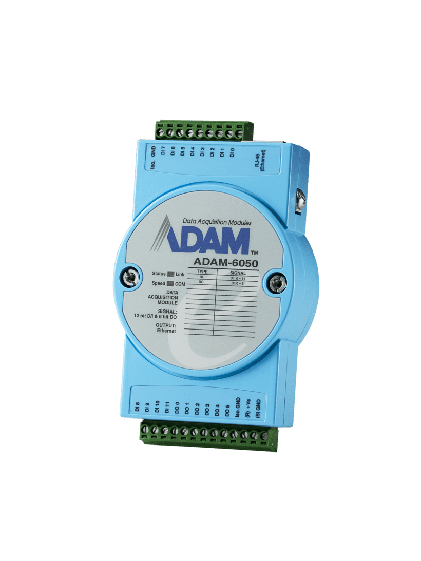 Advantech ADAM-6050 12DI/6DO IoT Modbus/SNMP/MQTT Ethernet Remote I/O
