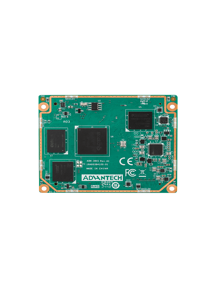 Advantech AOM-3841 AOM-3841 is a SOM module based on Rockchip RK3576 Cortex-A72 and A53 SoC with 6TOPS NPU, it complies with the RTXe standard and uses B2B connector Advantech AOM-3841 AOM-3841 is a SOM module based on Rockchip RK3576 Cortex-A72 and A53 SoC with 6TOPS NPU, it complies with the RTXe standard and uses B2B connector