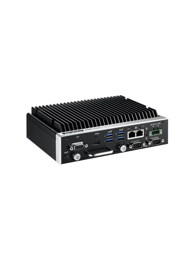 Advantech ARK-1551 Slim Fanless Computer, Intel 8th Generation Core i5/Celeron