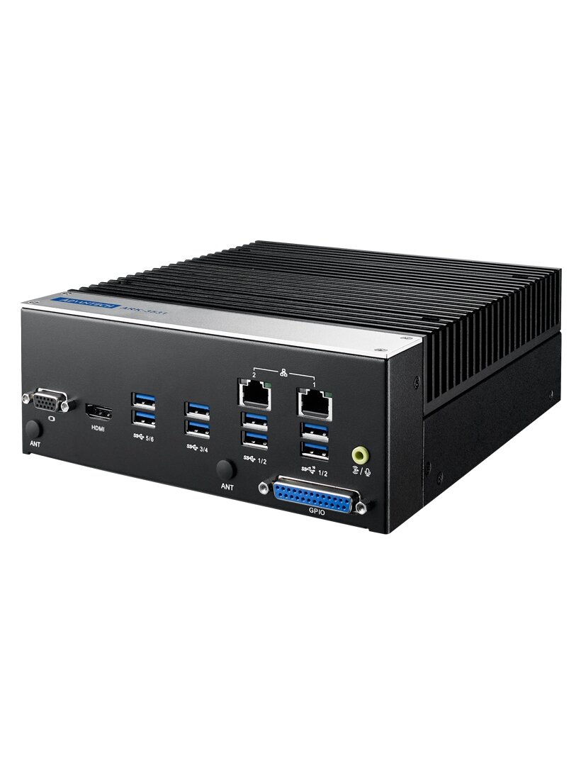 Advantech ARK-3531 Fanless Box PC with Kiosk + software, Intel 8th and 9th Gen Core i3/i5/i7/i9 LGA1151 2