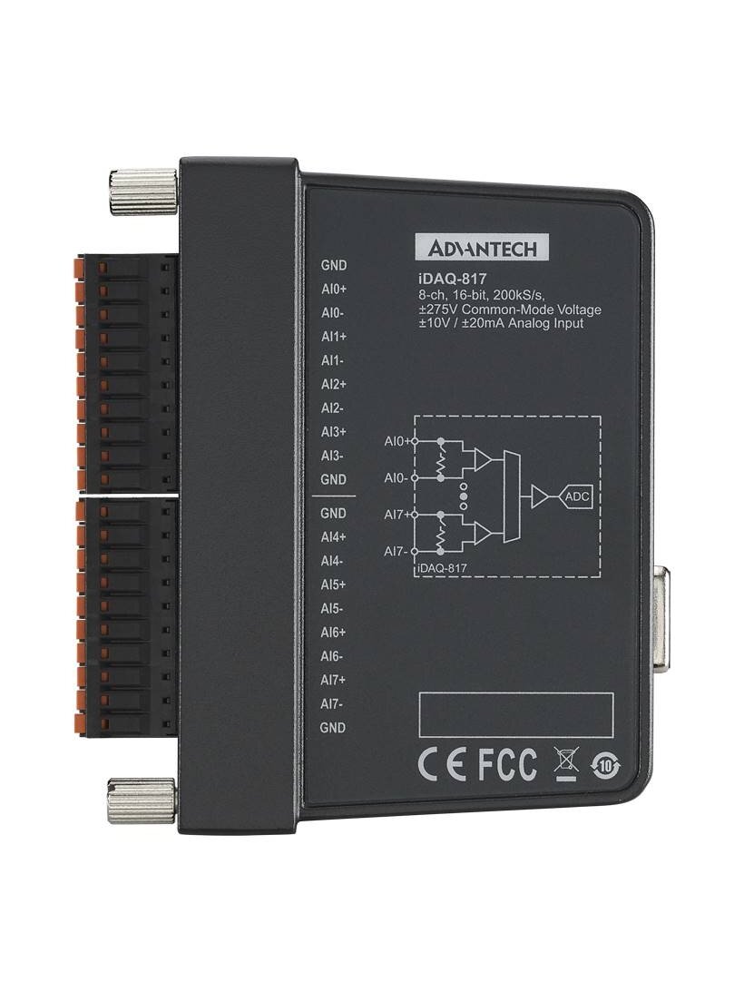 Advantech iDAQ-817 200kS/s, 16-bit, 8-ch Analog Input iDAQ Module 1