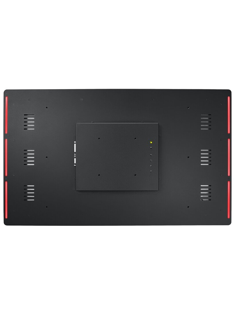 Advantech IDP31-270W 27" flat touch display with surround LED strip, full HD resolution and multiple input sources VGA/DVI/DP 1