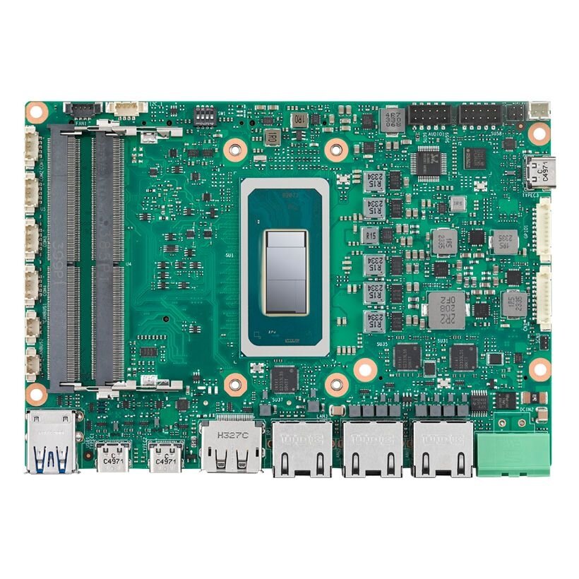 Advantech AFE-R360 Intel Core Ultra 7/5 procesoriai, iki 16 branduolių, TDP 28/15 W
 Dviejų kanalų DDR5-5600, iki 96 GB
 Palaiko MIPI-CSI per 120 kontaktų B2B jungtį
 3 LAN, 5 USB (įskaitant 1 USB4), 4 UART, 2 CAN-FD
 4 išplėtimo lizdai: M.2 E-Key, B-Key, 1
