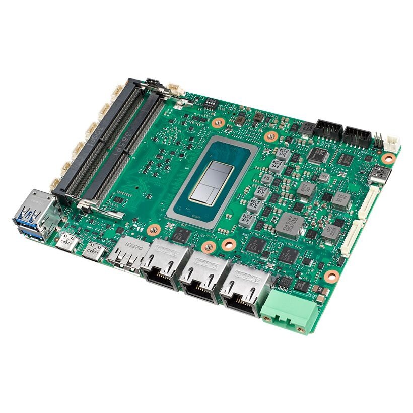 Advantech AFE-R360 Intel Core Ultra 7/5 procesoriai, iki 16 branduolių, TDP 28/15 W
 Dviejų kanalų DDR5-5600, iki 96 GB
 Palaiko MIPI-CSI per 120 kontaktų B2B jungtį
 3 LAN, 5 USB (įskaitant 1 USB4), 4 UART, 2 CAN-FD
 4 išplėtimo lizdai: M.2 E-Key, B-Key, 2