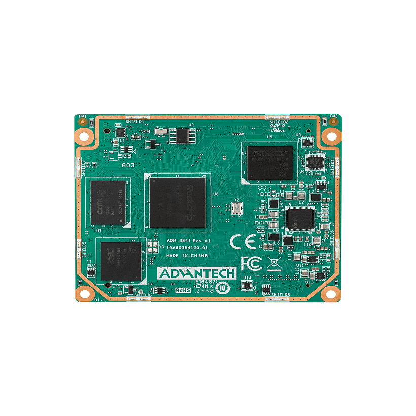 Advantech AOM-3841 AOM-3841 yra SOM modulis, pagrįstas Rockchip RK3576 Cortex-A72 ir A53 SoC su 6TOPS NPU, atitinkantis RTXe standartą ir naudojantis B2B jungtį Advantech AOM-3841 AOM-3841 yra SOM modulis, pagrįstas Rockchip RK3576 Cortex-A72 ir A53 SoC su 6TOPS NPU, atitinkantis RTXe standartą ir naudojantis B2B jungtį