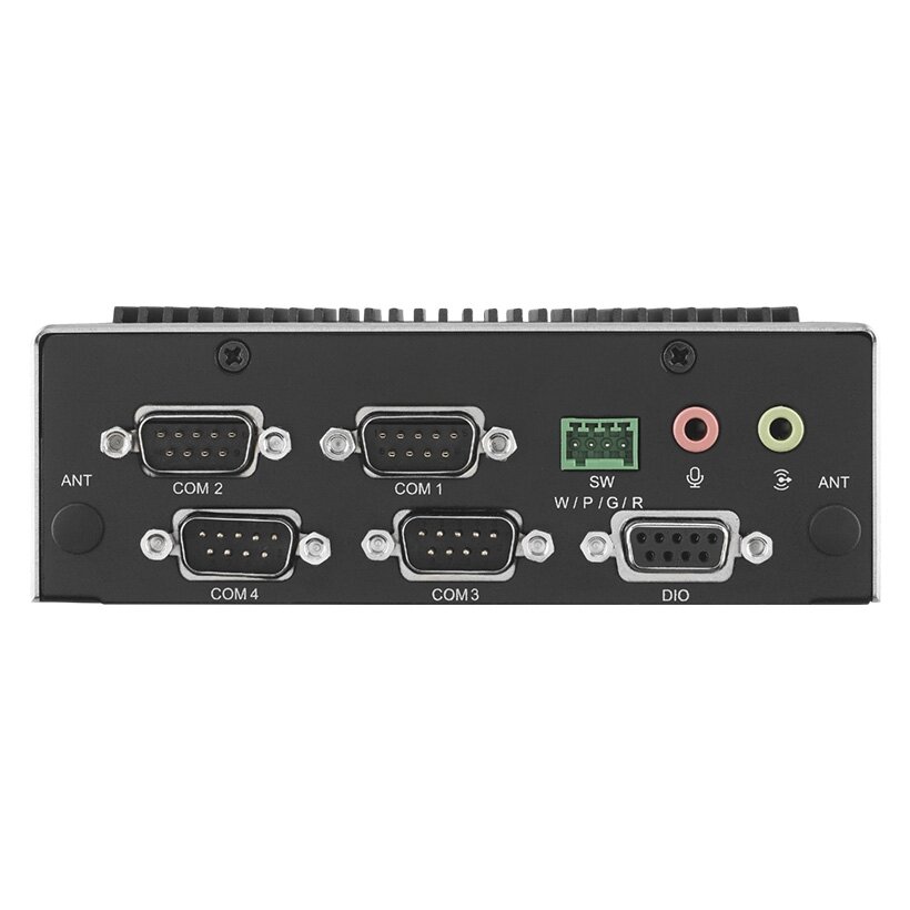 Advantech ARK-1125C Intel Atom procesorius x7211E nuolatinės srovės kompiuterinis procesorius su keturiais nuosekliaisiais prievadais, HDMI, GbE, GPIO, nuotoliniu jungikliu, 4 USB prievadais 2