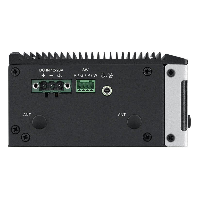 Advantech ARK-1221L DIN-Rail neventiliuojamas Box kompiuteris, Intel Atom x6413E ir Celeron J6412 QC bei Celeron N6210 nuolatinės srovės kompiuterinis procesorius  2