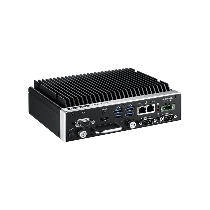 Advantech ARK-1551 Slim kompiuteris neventiliuojamas, Intel 8-osios kartos Core i5/Celeron Advantech ARK-1551 Slim kompiuteris neventiliuojamas, Intel 8-osios kartos Core i5/Celeron