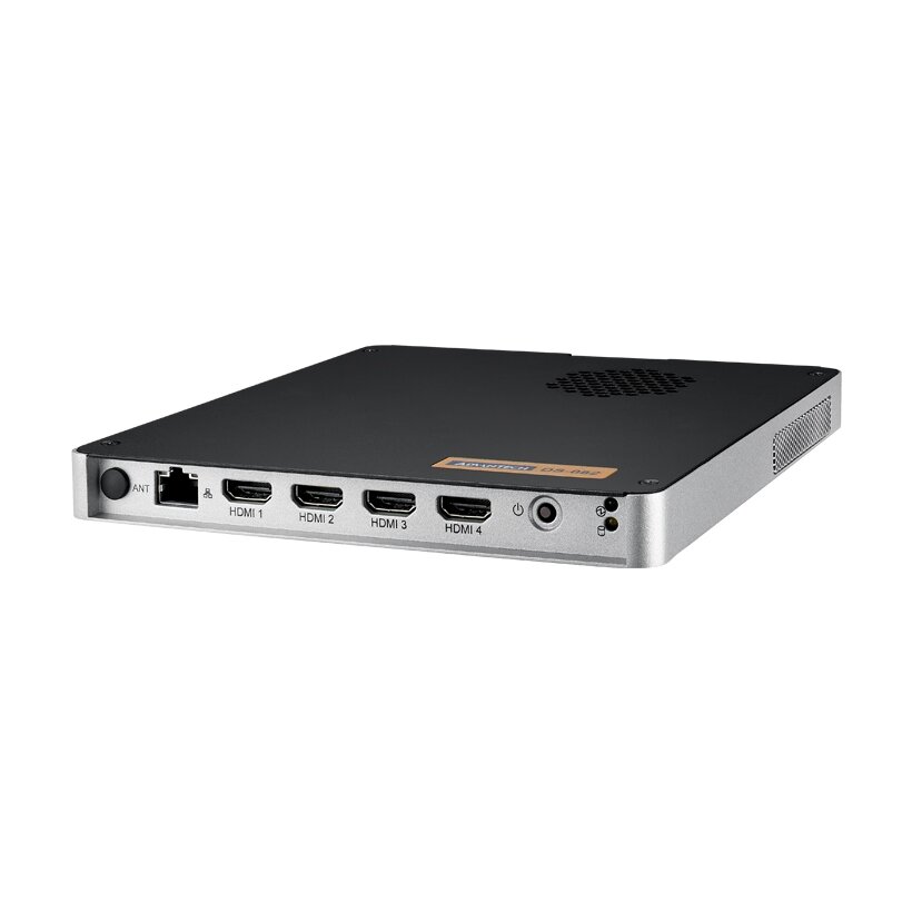 Advantech DS-082 Itin plonas Digital Signage grotuvas AMD Ryzen V1000/R1000