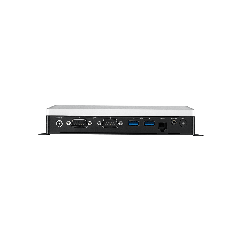 Advantech DS-330 Box neventiliuojamas kompiuteris, Intel Atom x7433RE, procesorius N97 ir keturių branduolių i3 N305 SoC su trim ekranais, dvigubu LAN 3