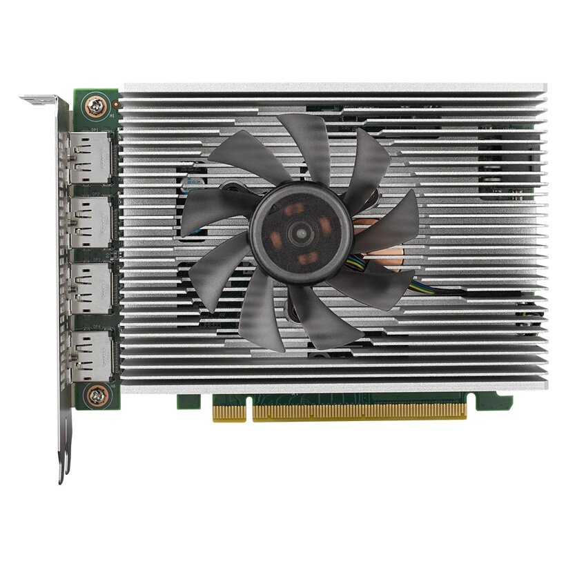 Advantech EAI-3101 PCIe x16 Intel Arc A380E įterptoji (embedded) GPU plokštė su 4 DP 1.4a